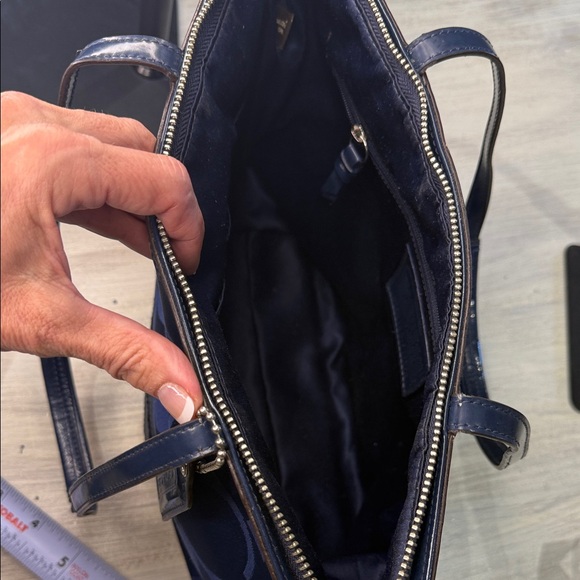 Coach Midnight Blue Sequin Tote - Picture 9 of 9